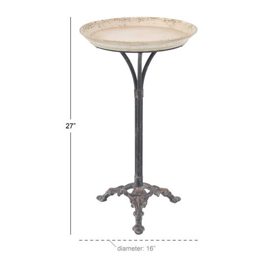 27" Iron & Pine Farmhouse Accent Table